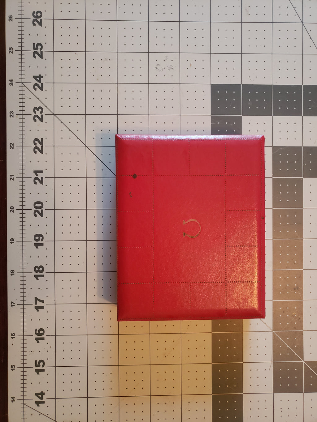 Vintage Omega Red Watch Presentation Box — Genuine Omega Logo